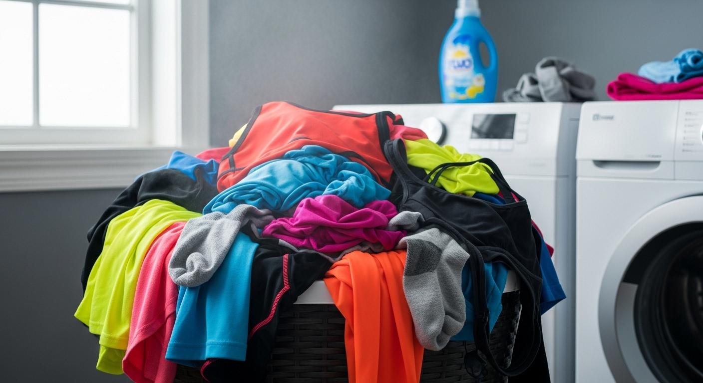 운동복 세탁 냄새