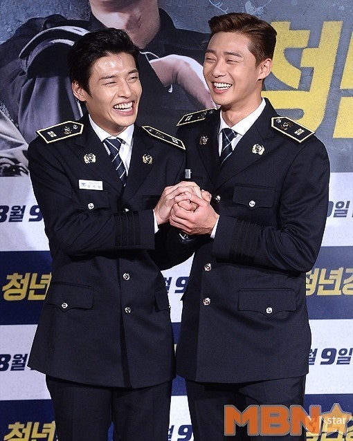 영화 청년경찰 의욕 충만하고 행동이 먼저앞서는 유도 천재 기준역 박서준 캐릭터 포스터