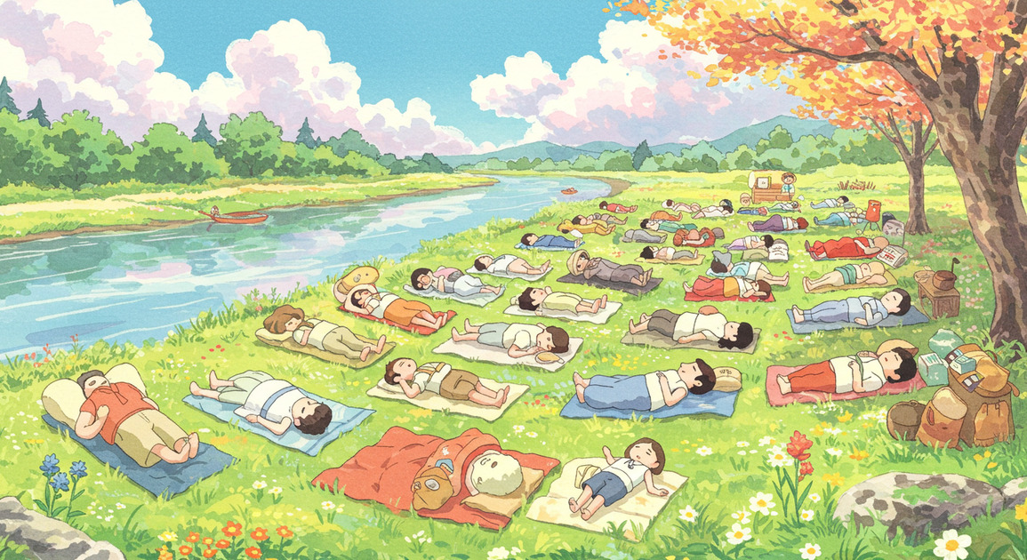 한강 잠퍼자기 이미지