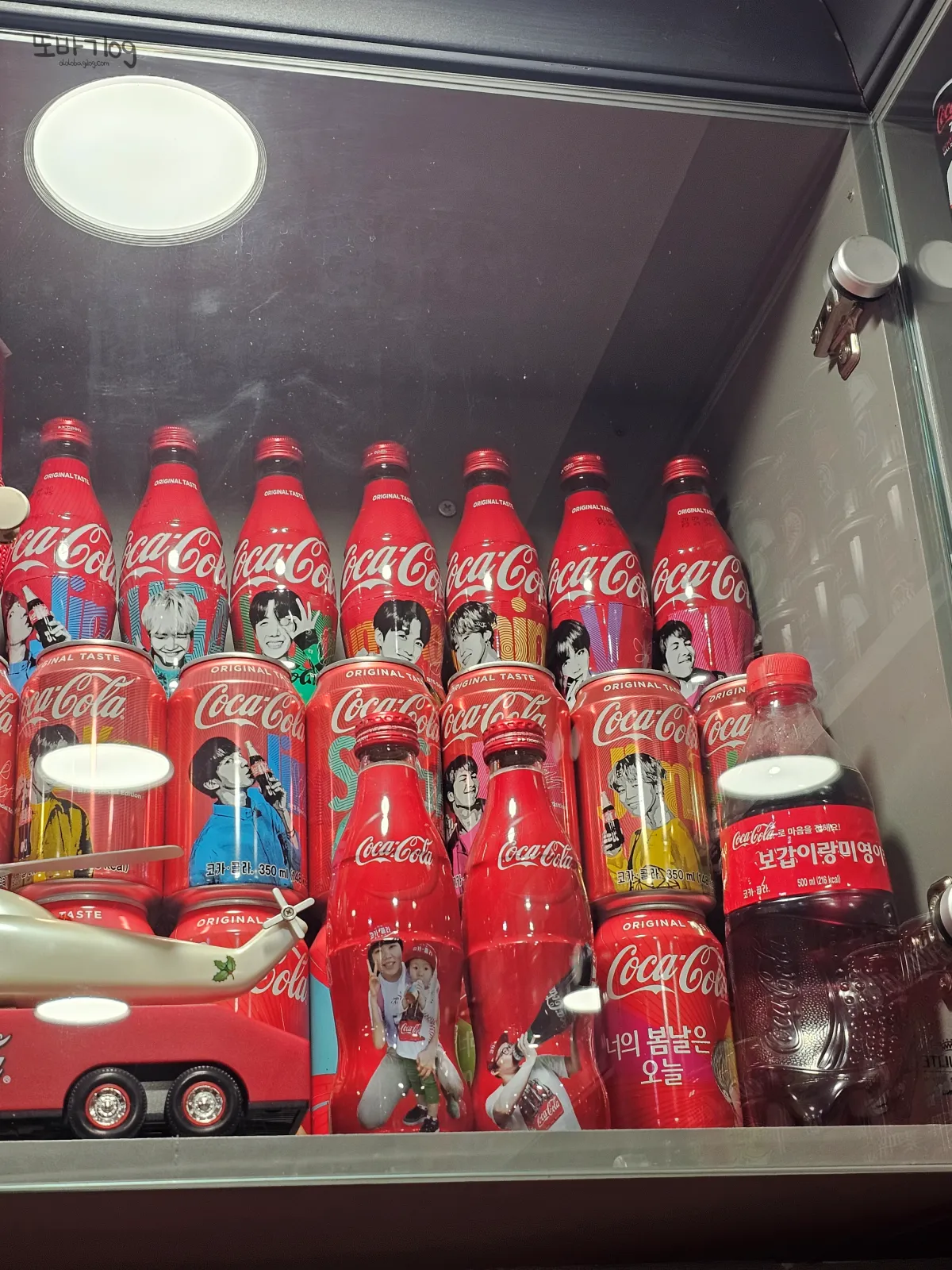 왜관-하늘채정식-BTS-코카콜라-개인커스텀코카콜라-수집