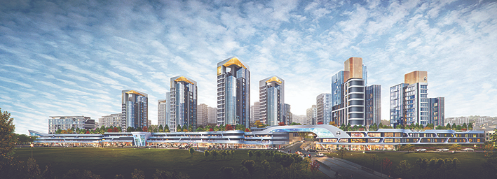 디에이치 한남 한남3구역 조감도 - 현대건설 하이엔드 브랜드 THE H 적용 5816세대 미니신도시급 단지