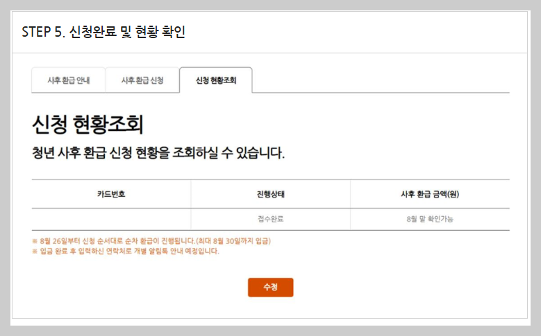 기후동행카드 청년 할인 환급 신청 방법