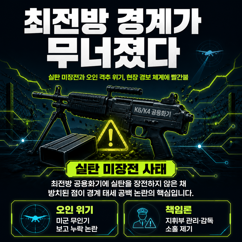 최전방 경계가 무너졌다