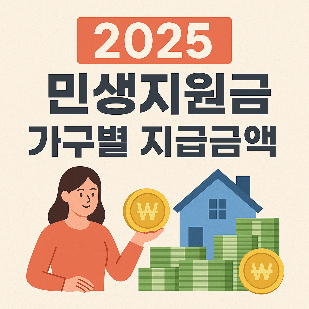 2025 민생지원금 가구별 지급 금액