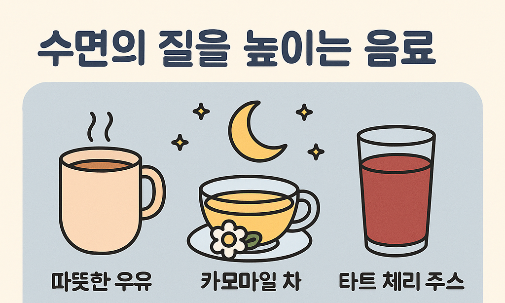 수면의 질을 높이는 음료