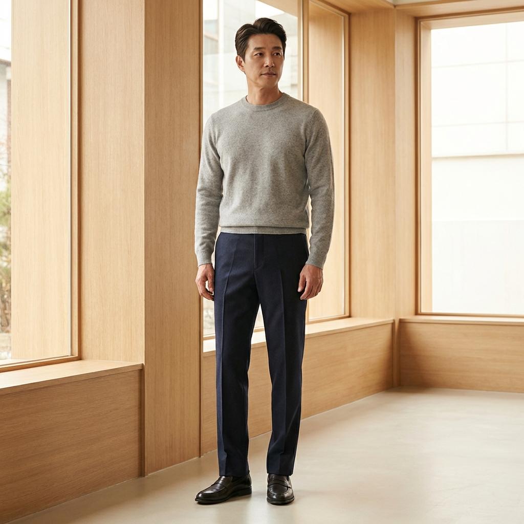 슬림 스트레이트 핏, 하체가 길어 보이는 바지 선택법