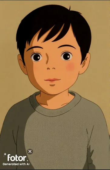 Fotor 스튜디오 지브리 필터를 사용 변환한 모습