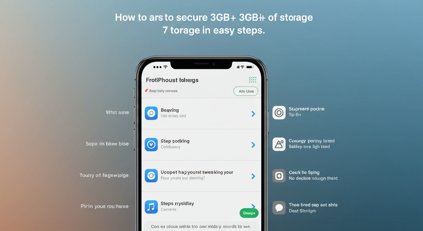 “핸드폰 저장 공간 부족 해결” -시리즈 1편 (저장 공간이 부족 알림)