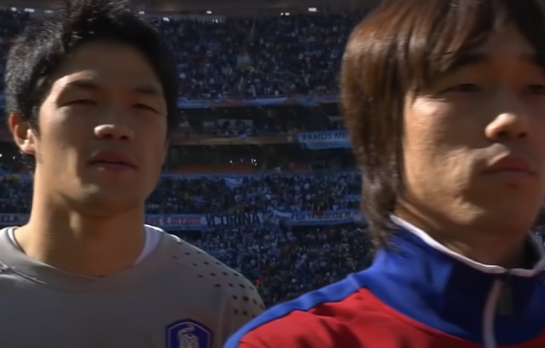 2010년 남아공 월드컵 한국 아르헨티나전의 정성룡, 박주영 선수