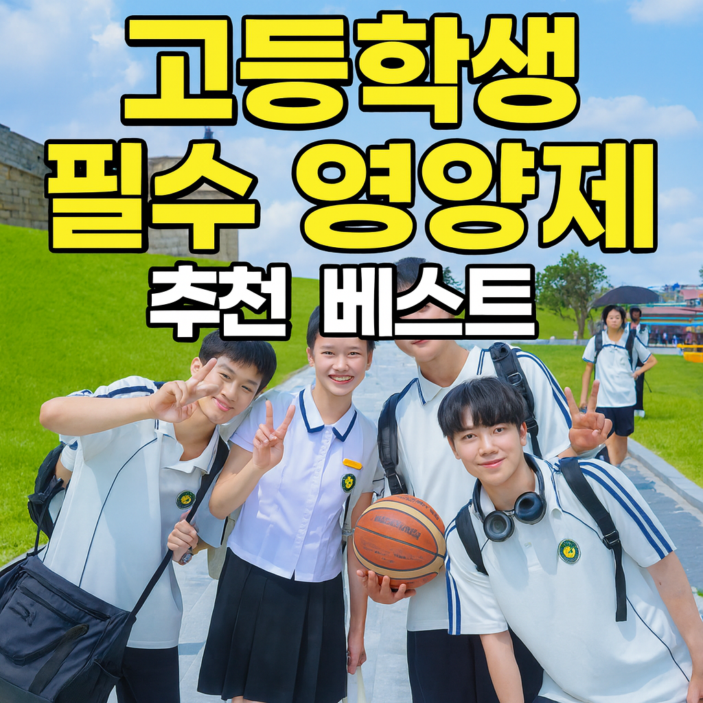 고등학생 필수 영양제 추천