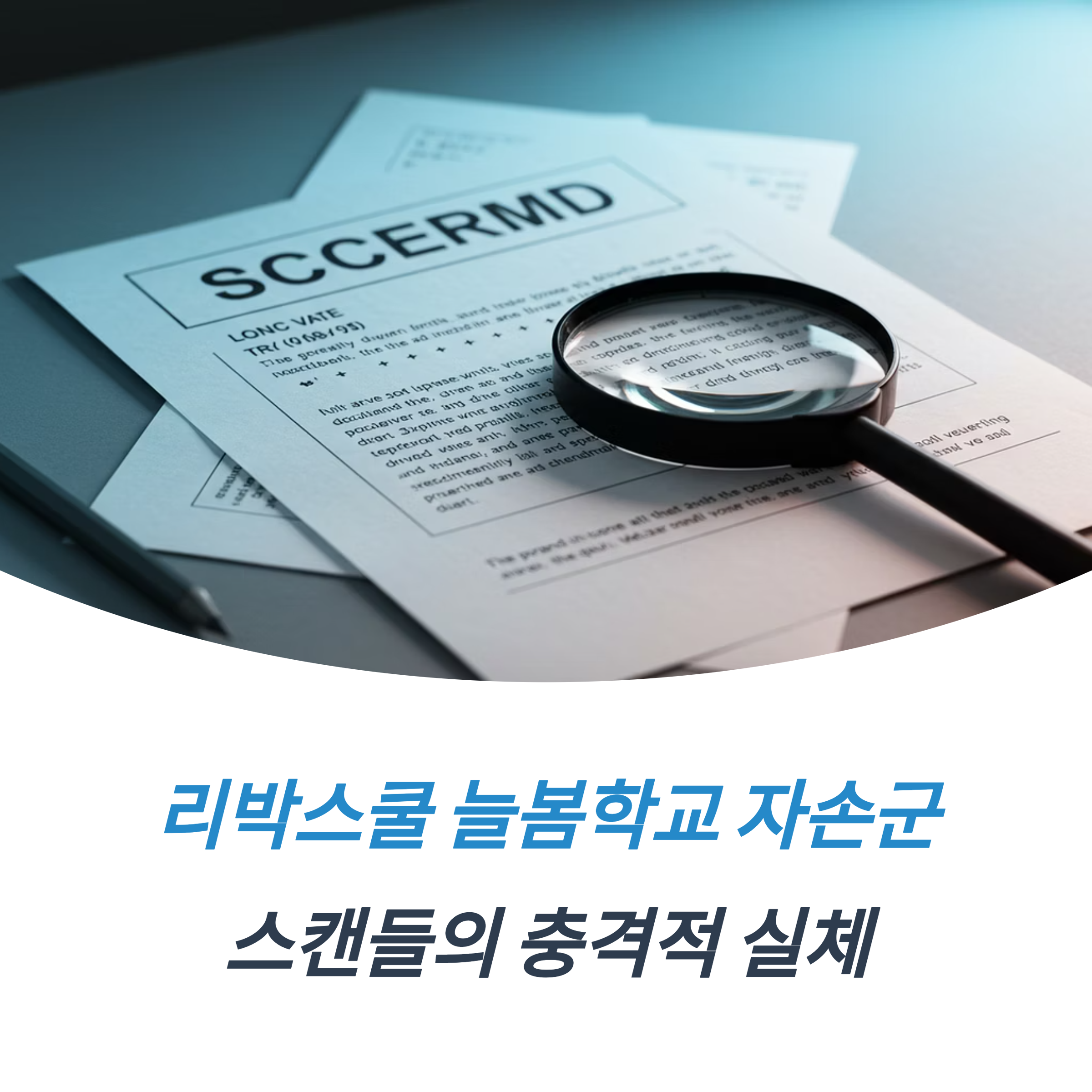 리박스쿨 늘봄학교 자손군 조직적 댓글 조작 논란