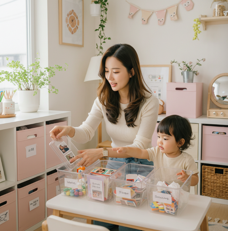 말놀이 준비와 환경 만들기