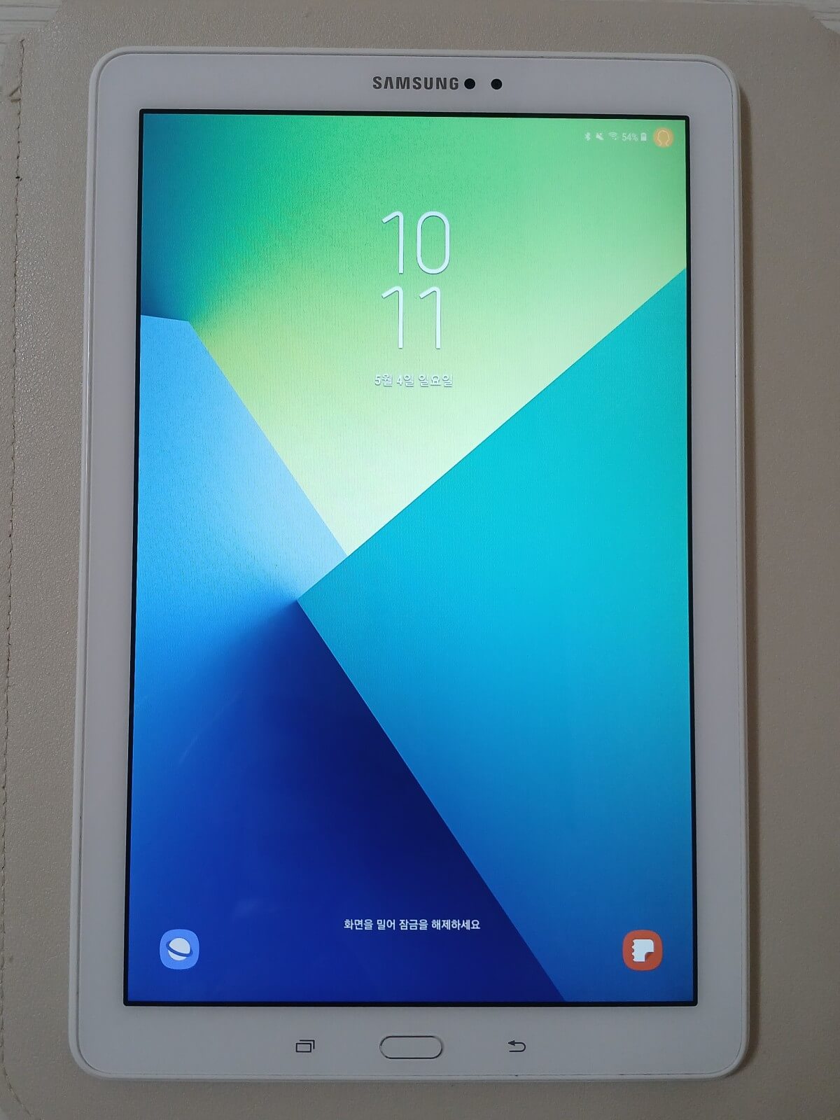 갤럭시 탭 A6 10.1 with s pen 화면