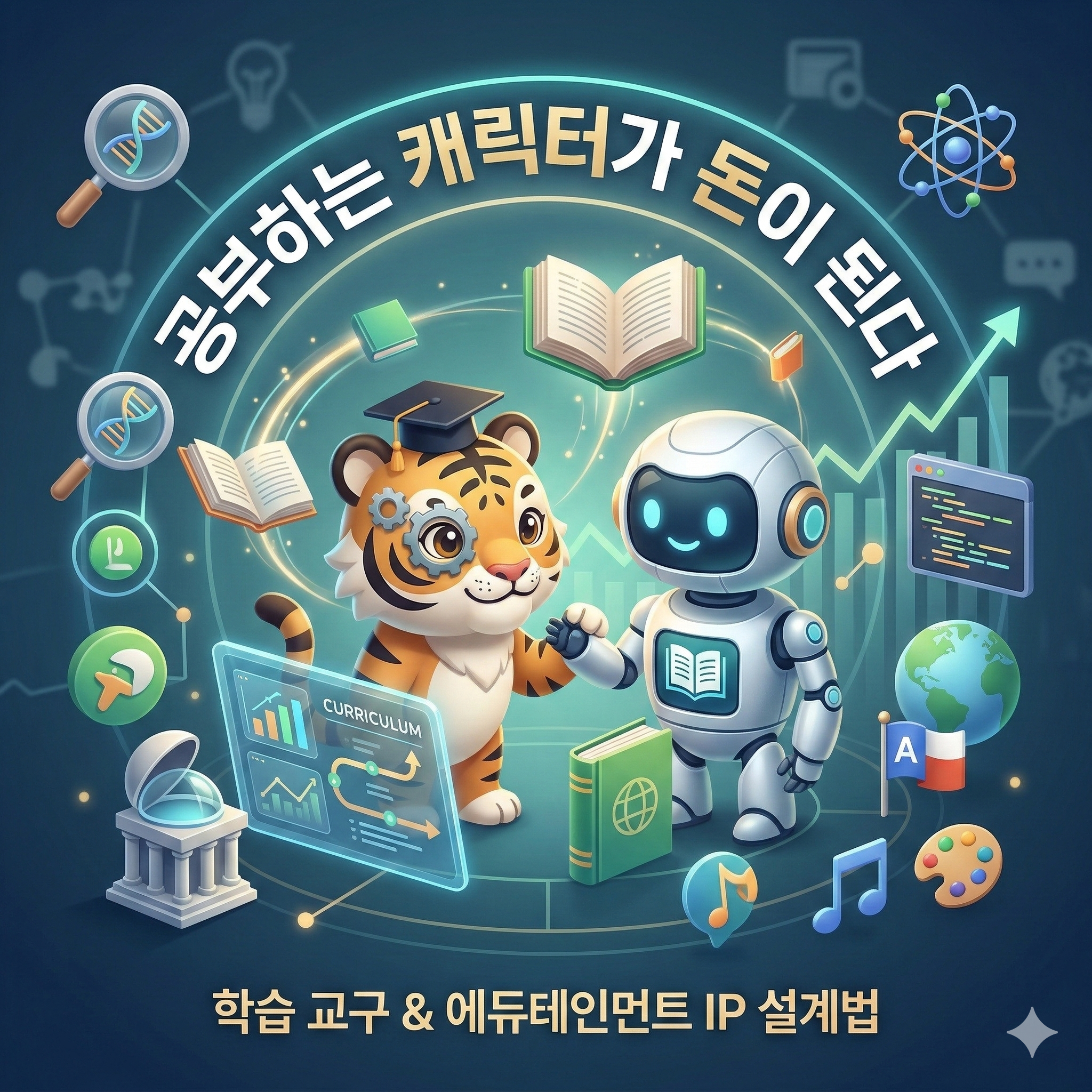 공부하는 캐릭터가 돈이 된다