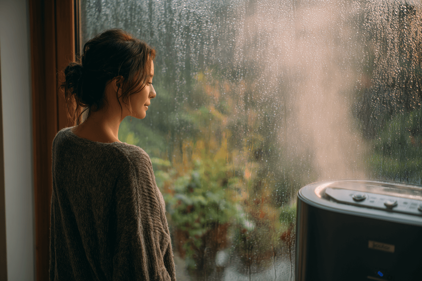 비오는-날-창문을-바라보고-있는-여성