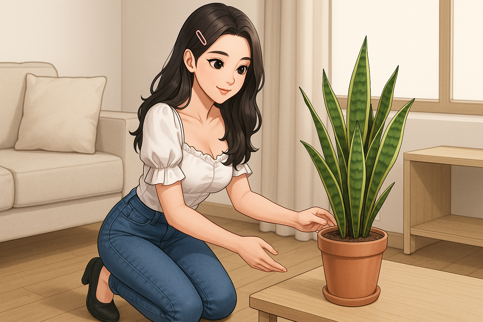 실내 공기 정화 식물