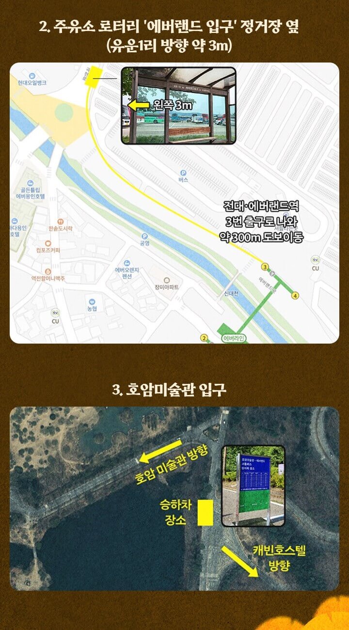 에버랜드 비밀의 은행나무숲 예약 프로그램 일정표
