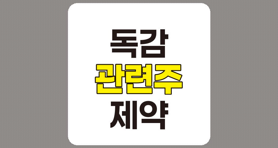 독감 관련주 TOP 10 분석 및 개요