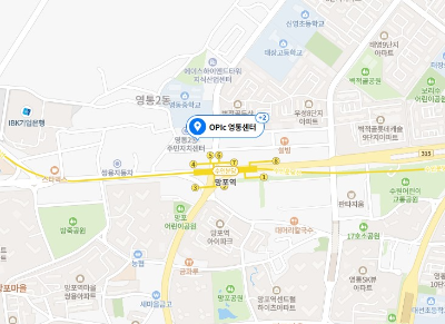 수원영통오픽센터위치
