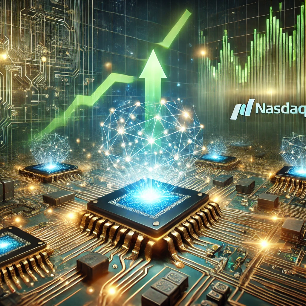 양자컴퓨터와 기술주, 주식 시장 상승 관련 사진