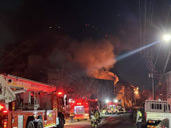 대구 동구 조명 공장 화재