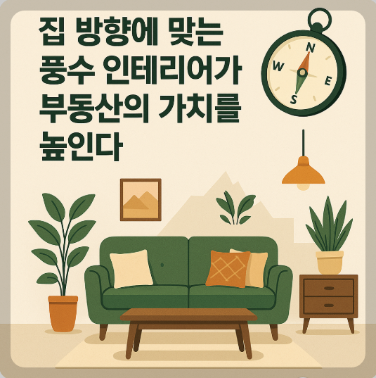 부동산 가치를 높이는 집 방향 풍수 인테리어 관련 이미지