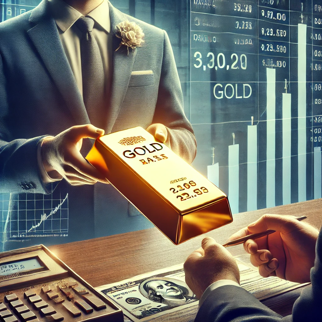 금 ETF 와 실물 금 관련 사진