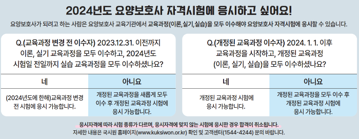 요양보호사 교육원 cbt