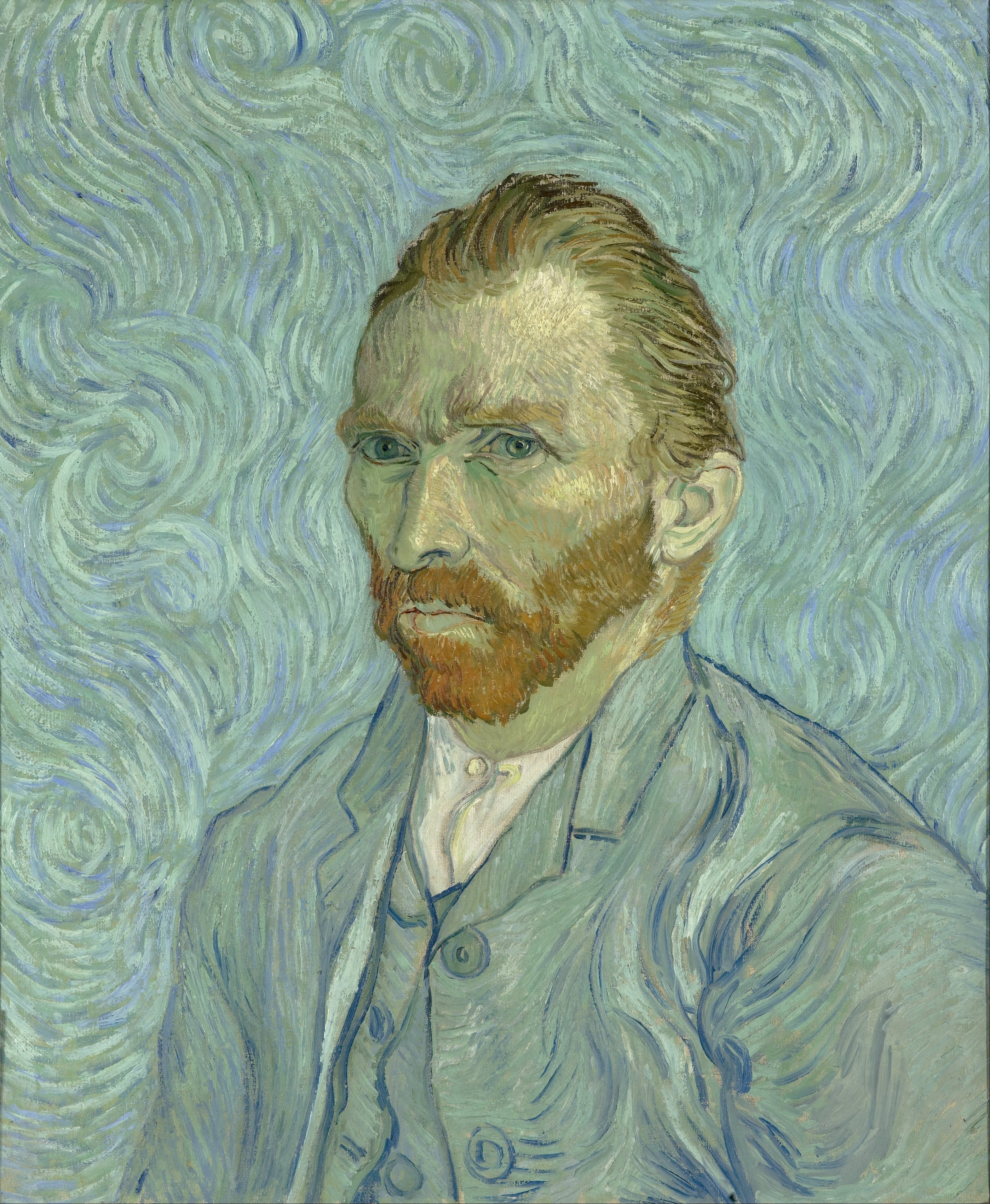 자화상 (Self-Portrait, 1889)-빈센트 반 고흐
