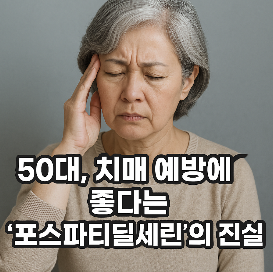 50대, 치매 예방에 좋다는 '포스파티딜세린'의 진실