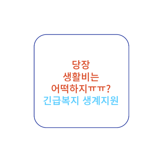 정부지원금 긴급복지 생계지원 민생지원금