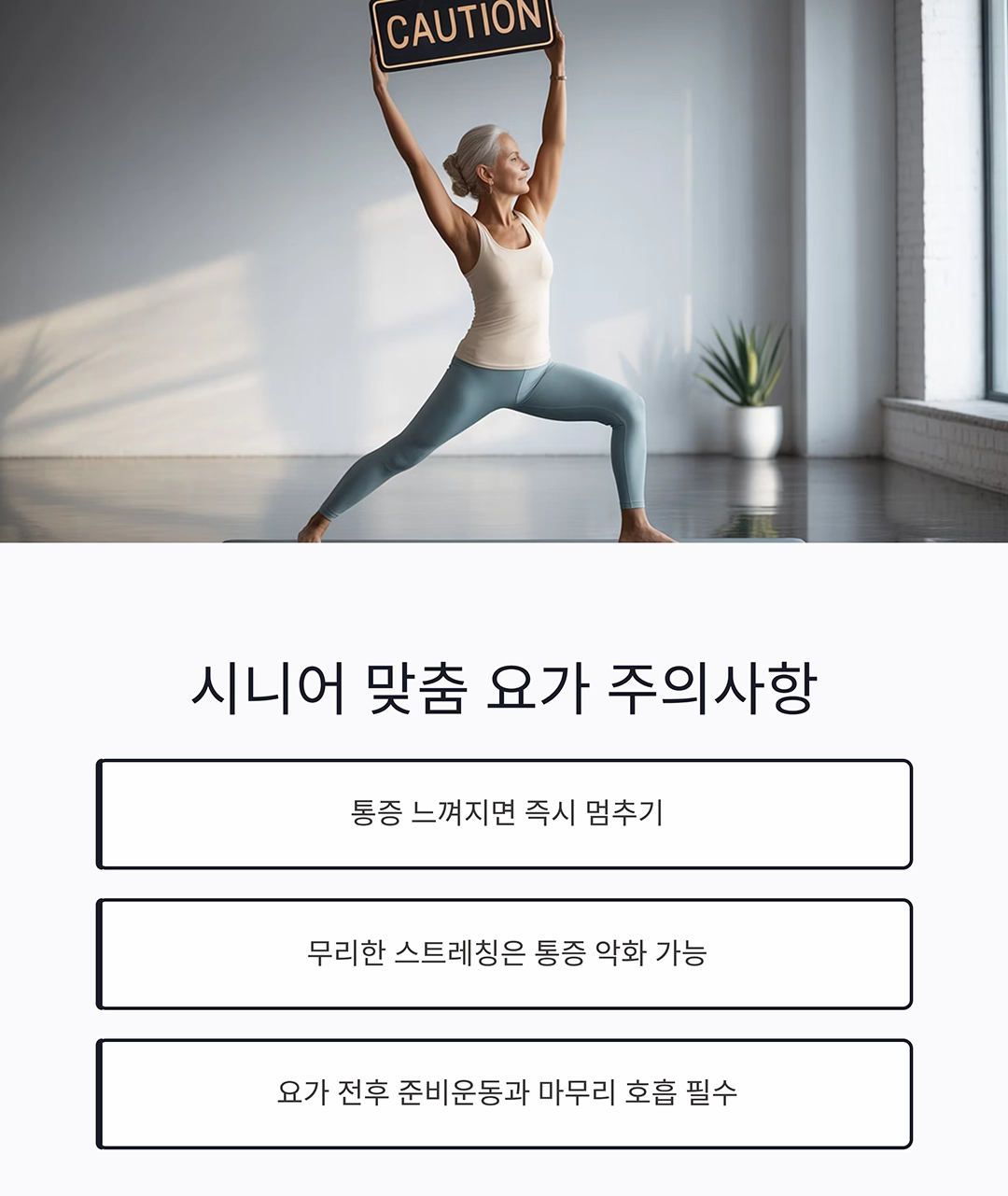 시니어 요가로 허리 통증 잡는 비밀 스트레칭 공개