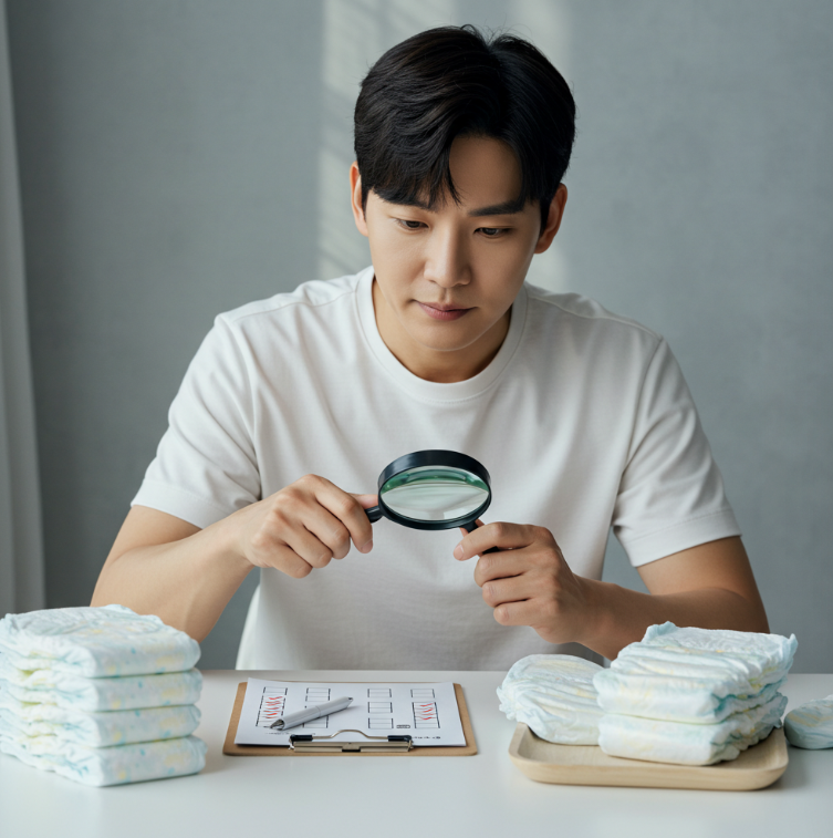 기저귀 선택 기준과 체크리스트