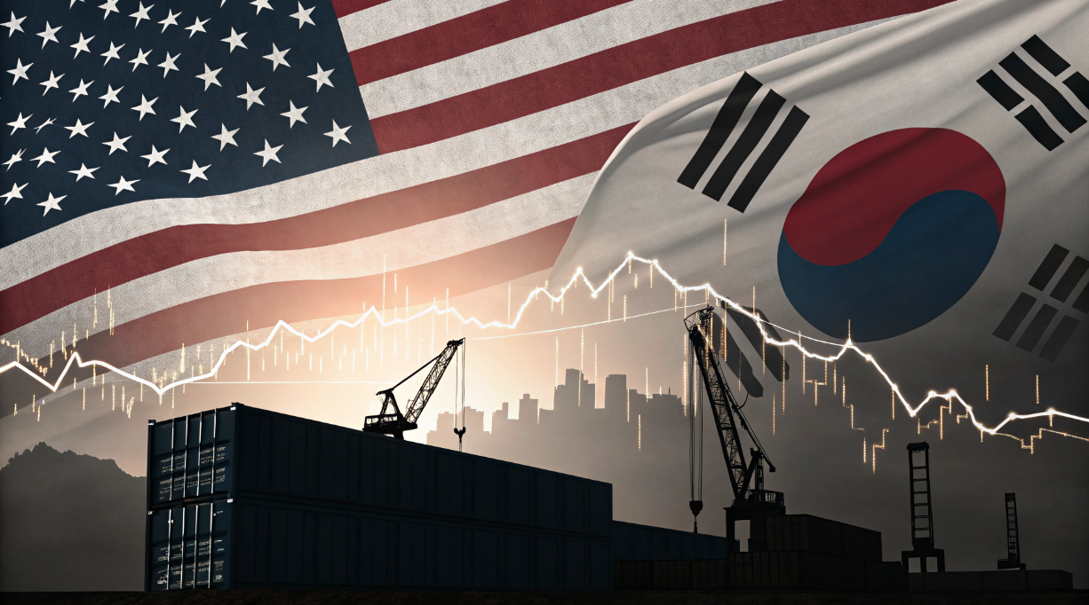 미국의 관세 전쟁으로 한국에 미칠영행에 대한 이미지