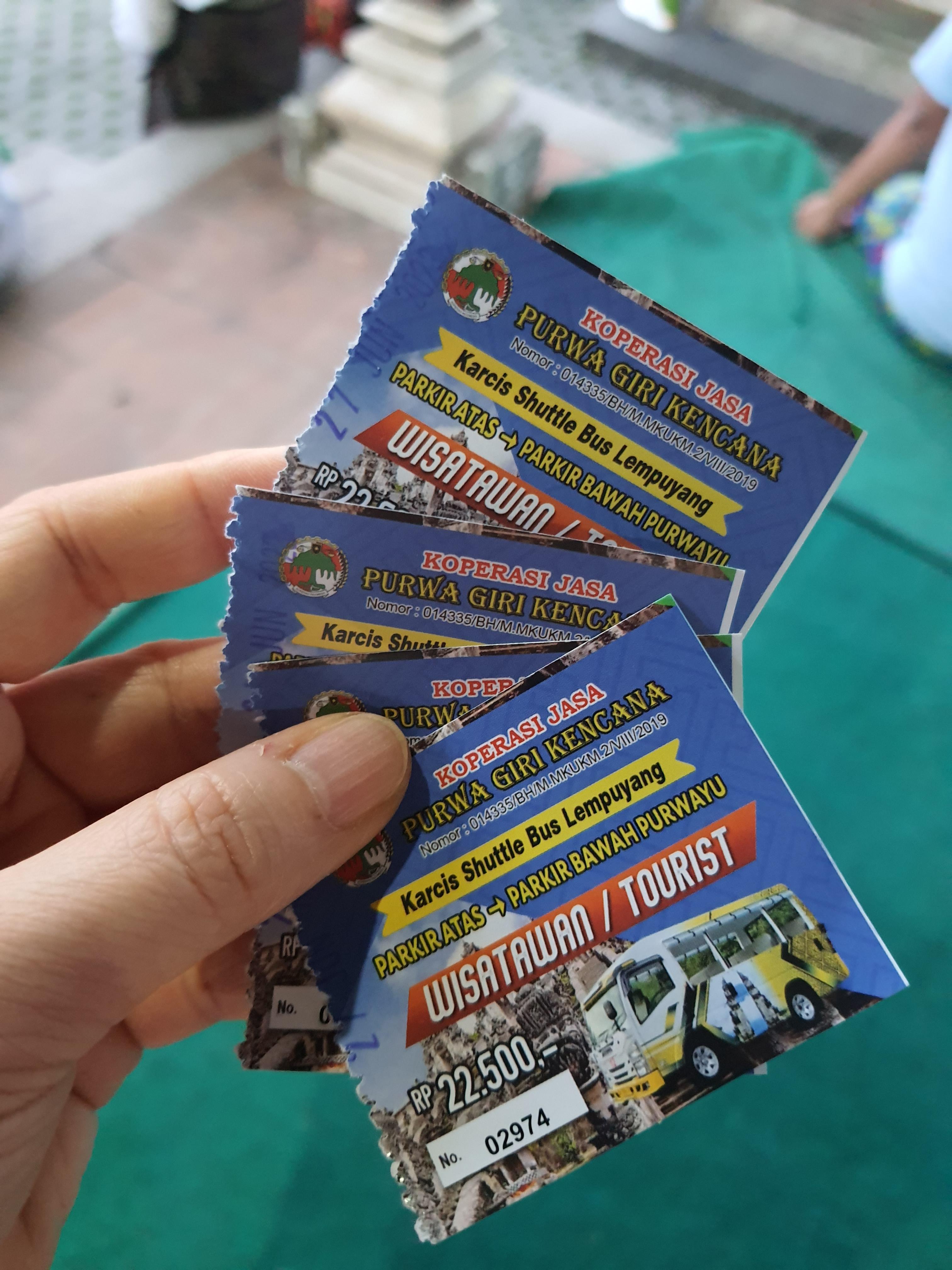 발리 우붓 렘푸양 사원 전용 셔틀버스 티켓