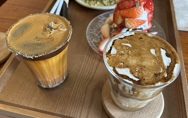 블리스냅라떼-너티크림라떼