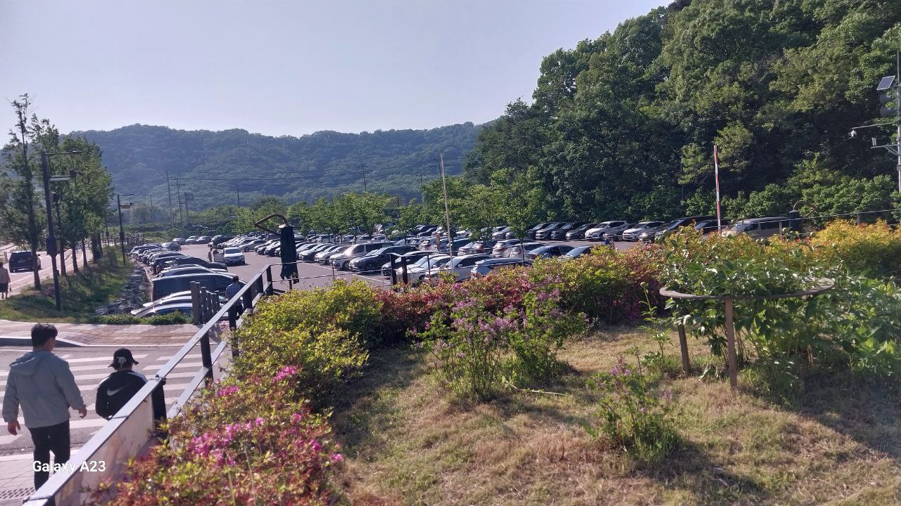 파주 율곡수목원 주차장