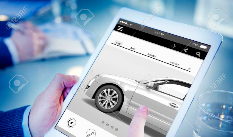 온라인에서 신차 구매 진행하는 화면