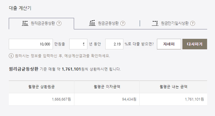 원리금균등상환