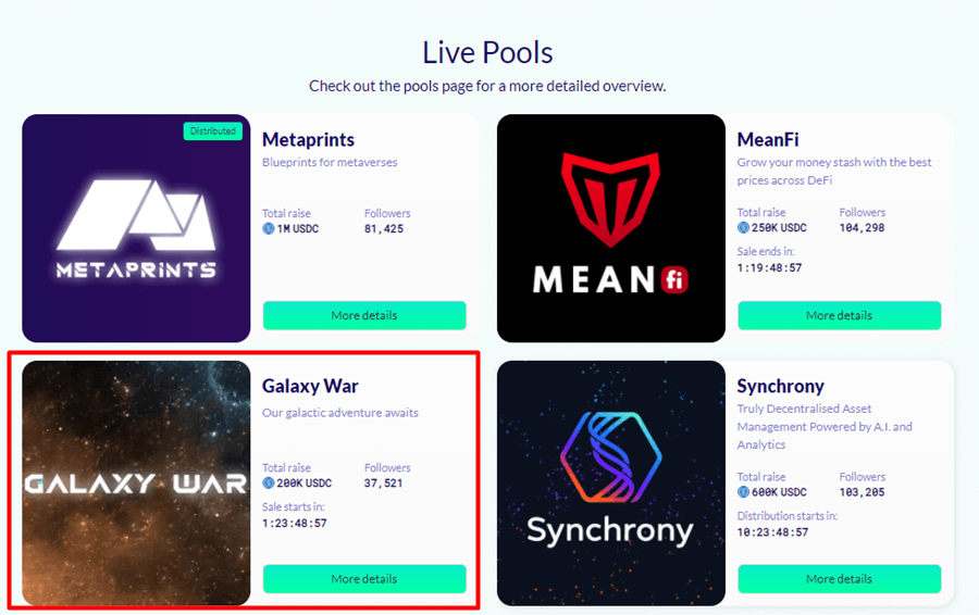 솔라니움 IDO 종목