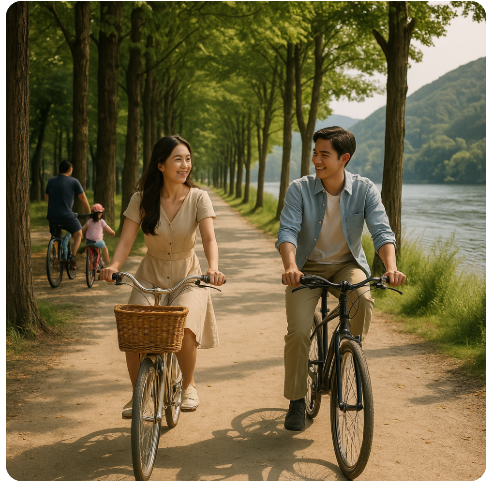 2024 남이섬 자전거코스 사진