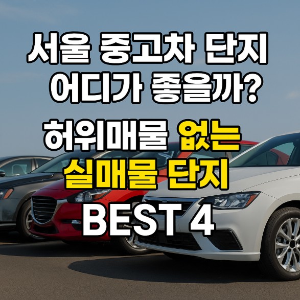서울 중고차 단지 어디가 좋을까? 허위매물 없는 실매물 단지 BEST 4 관련 사진