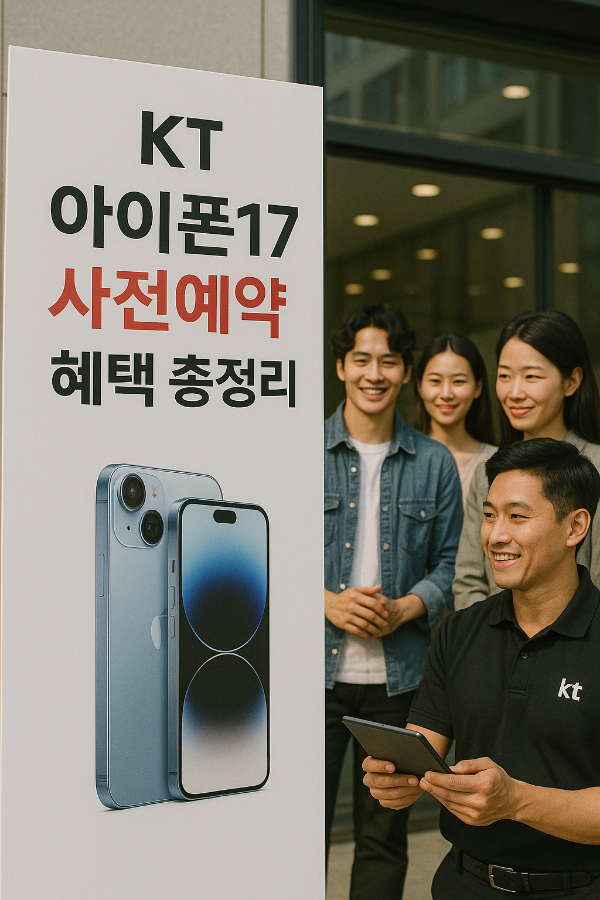 KT 아이폰17 사전예약 혜택 총정리