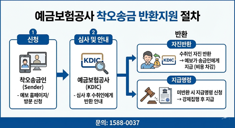 예금보험공사 통한 회수절차
