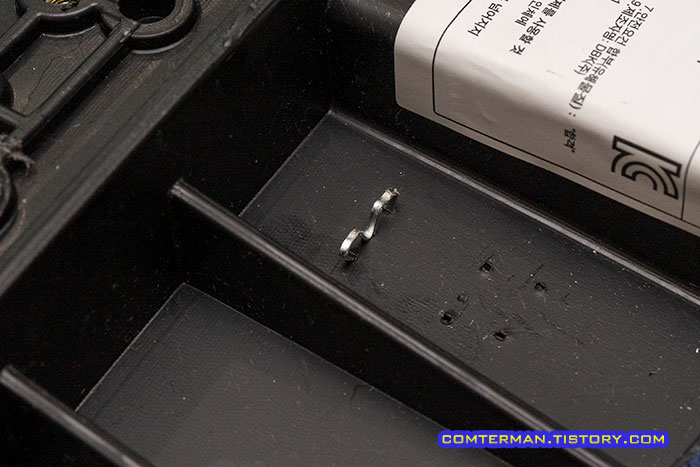 플라스틱 재질 건타카 사용