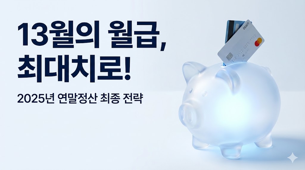 2025년 연말정산 신용카드 vs 체크카드: 환급액 극대화 최종 전략 가이드