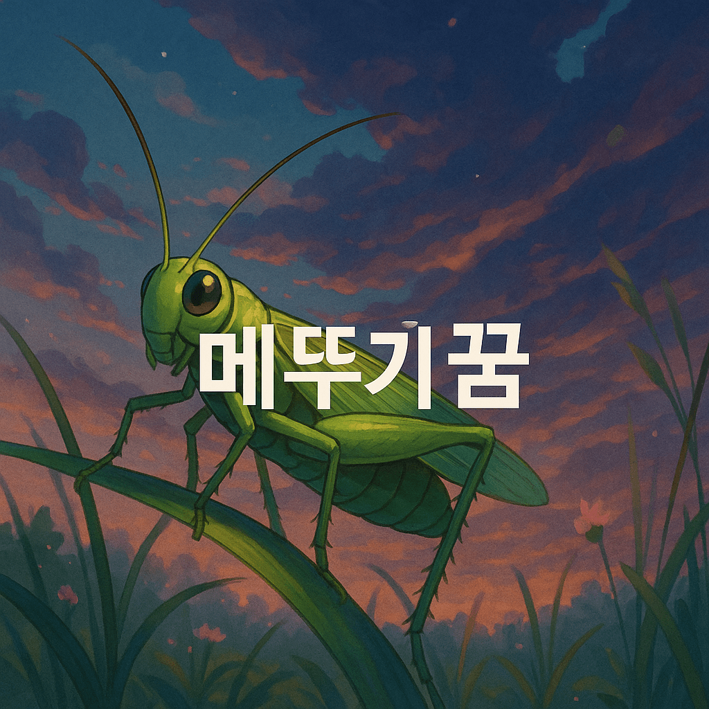 메뚜기 꿈 해몽