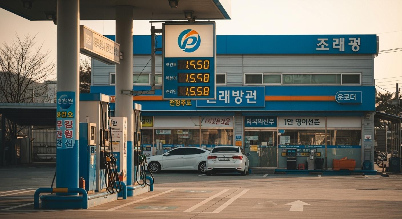 진주 주유소 경유 가격