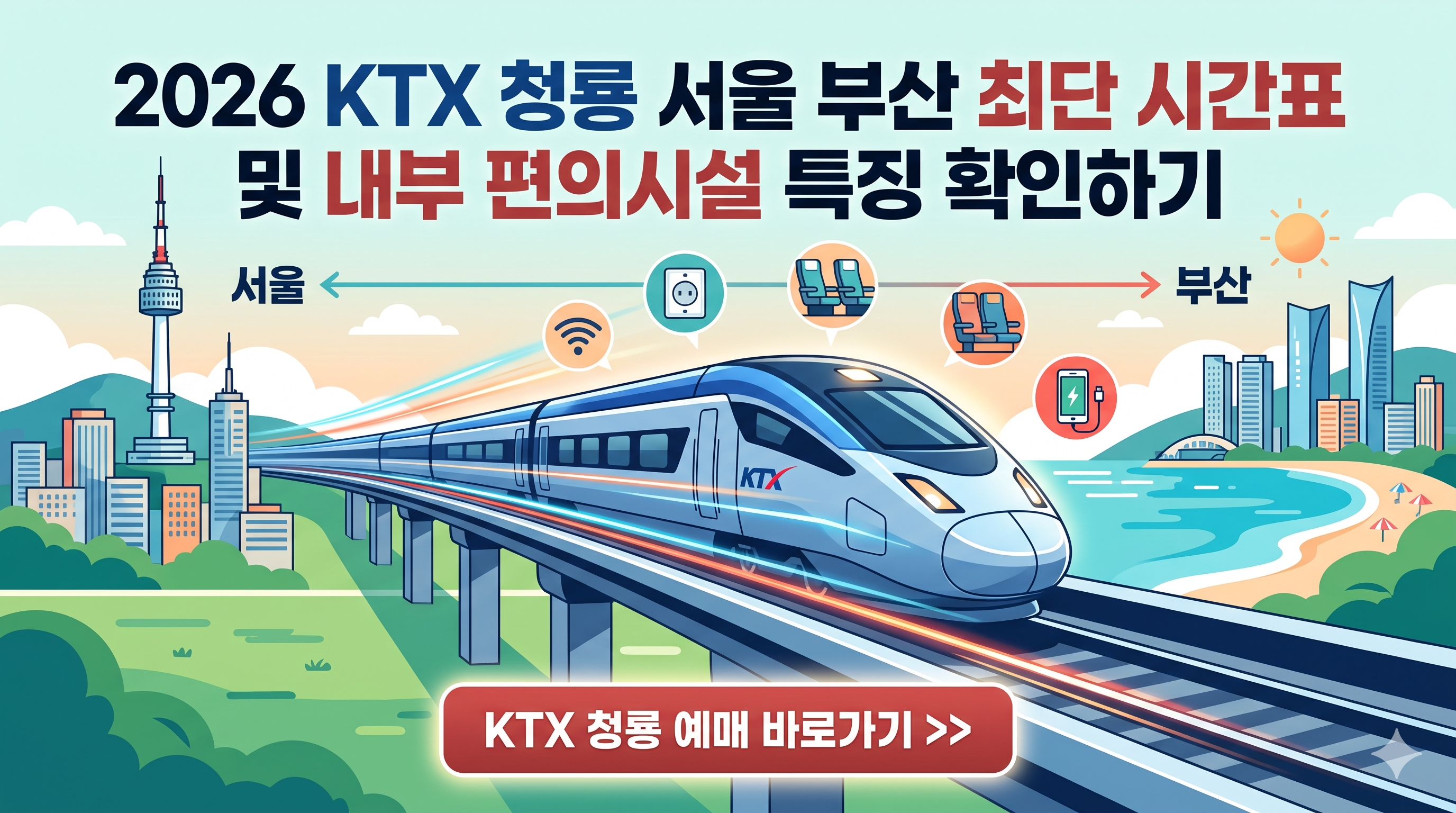 KTX 청룡 예매 시간표 바로가기
