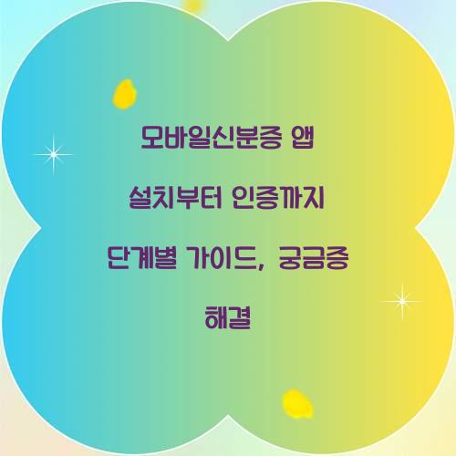 모바일신분증 앱 설치부터 인증까지 단계별 가이드